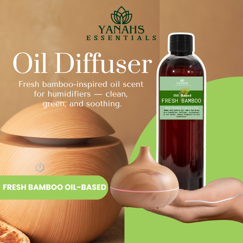 Fresh Bamboo Oil-Based Fragrance for Humidifiers, Diffusers & Candle ...