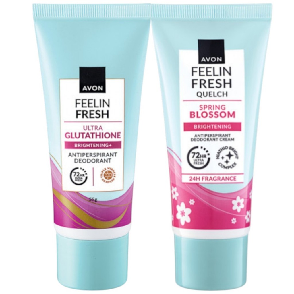 BUY 1 TAKE 1 Avon Feelin Fresh ULTRA GLUTA Deodorant Cream 55g - Whiter  Underarms in 3 Days! | Shopee Philippines