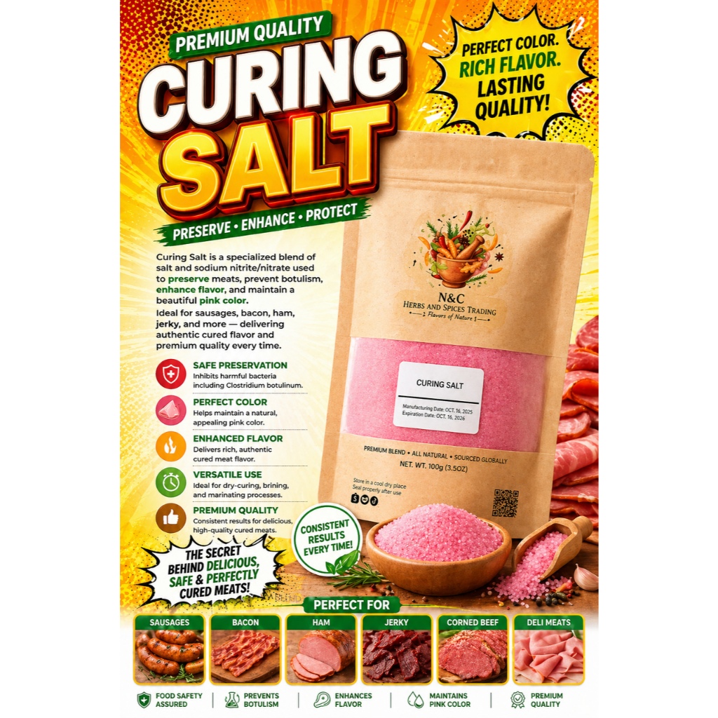 Curing Salt / Praque Powder 100grams, 250grams, 500grams, 1kilogram ...