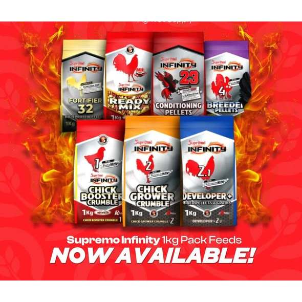 Supremo Infinity Chicken Feeds 1kg Pack | Shopee Philippines