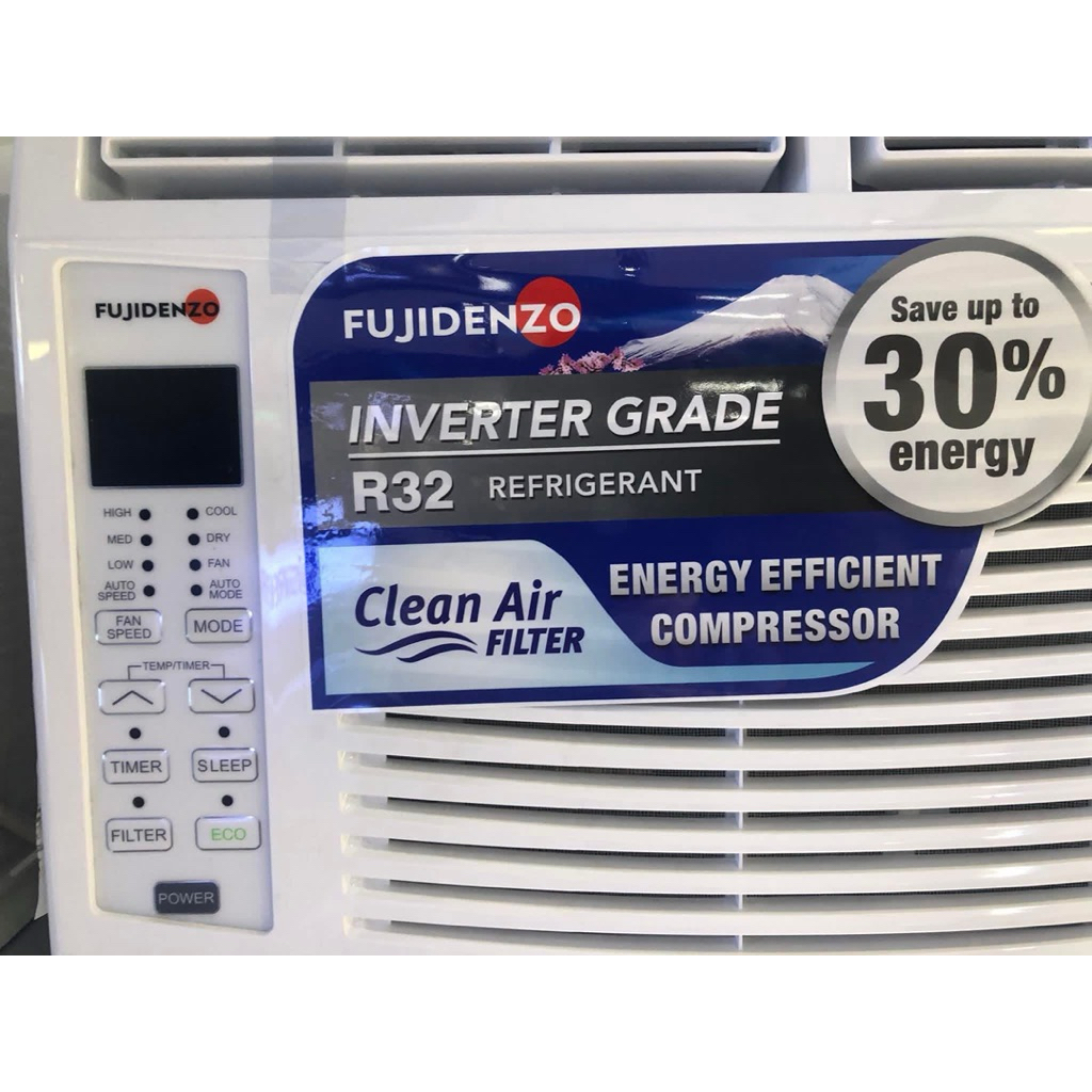 Fujidenzo inverter window-type air conditioner utilizes R32 refrigerant ...