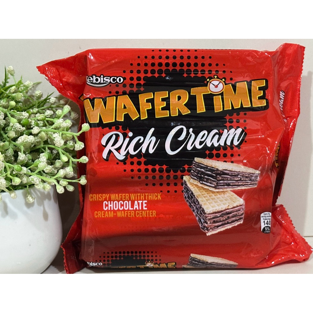 REBISCO WAFER TIME CRISPY WAFER THICK CHOCOLATE 10’s | Shopee Philippines