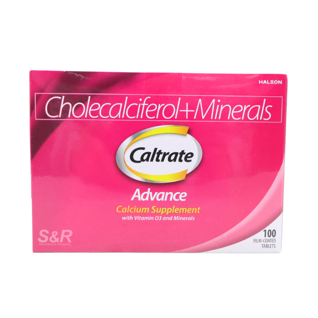 Caltrate Advance Cholecalciferol + Minerals 100 Tablets | Shopee ...