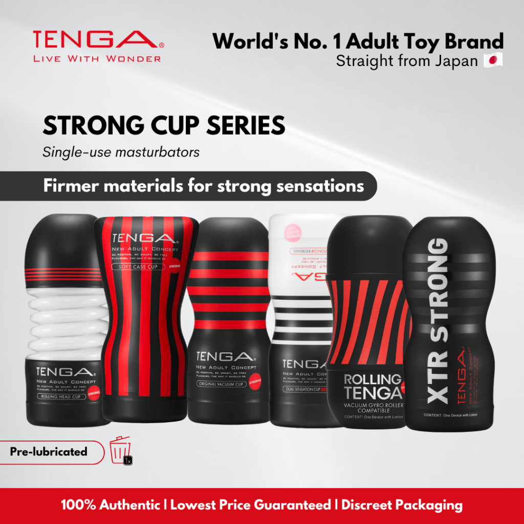 TENGA STRONG CUP Series [Disposable, Pre-lubricated Male Masturbator, Sex  Toy for Men] | Shopee Philippines