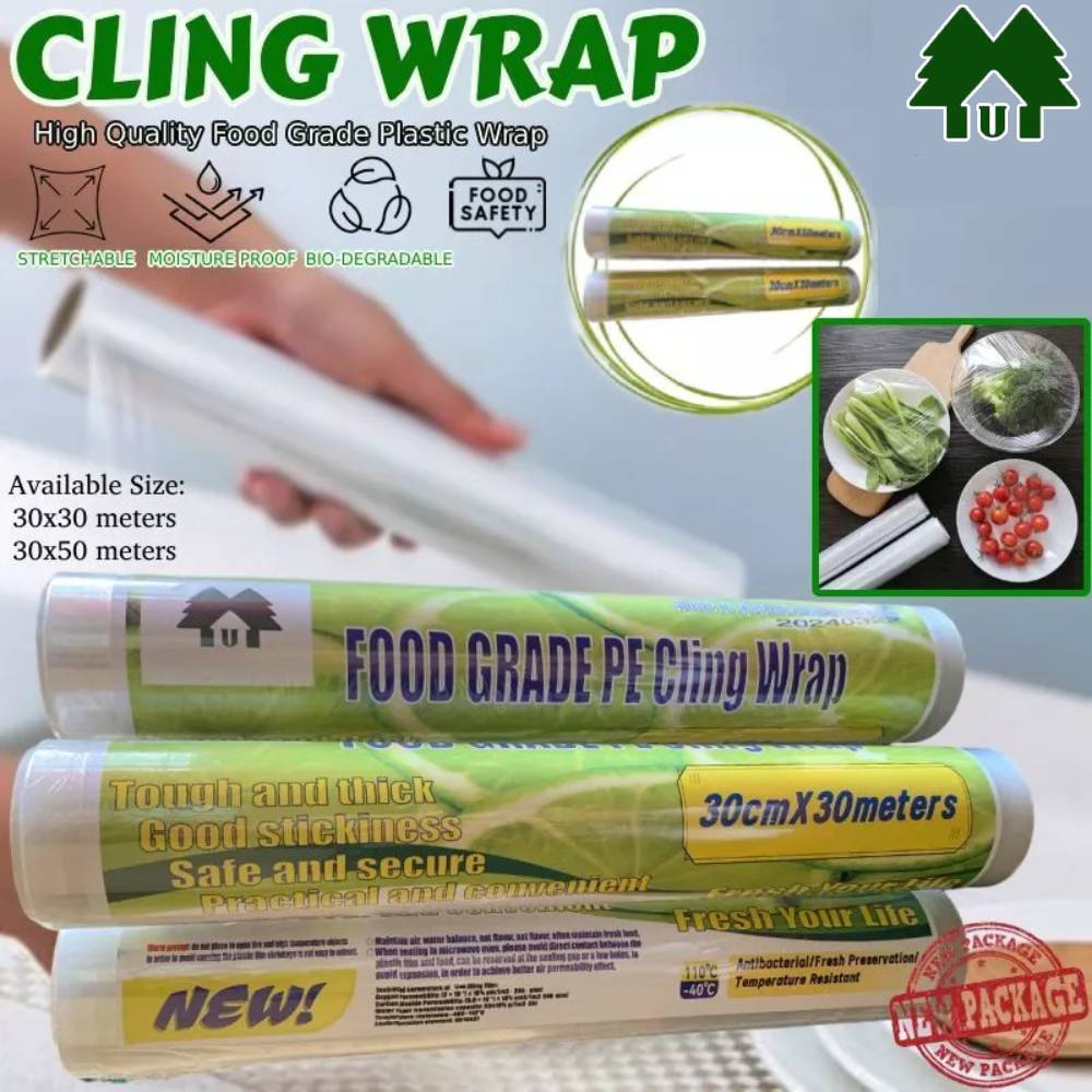 Food Wrap Food Cling Film Durable Kitchen Plastic Wrap Preservative ...