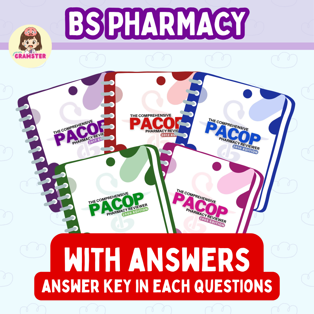 PACOP Green, Pink, Blue, Red, Violet [WITH ANSWERS] (BS Pharmacy ...