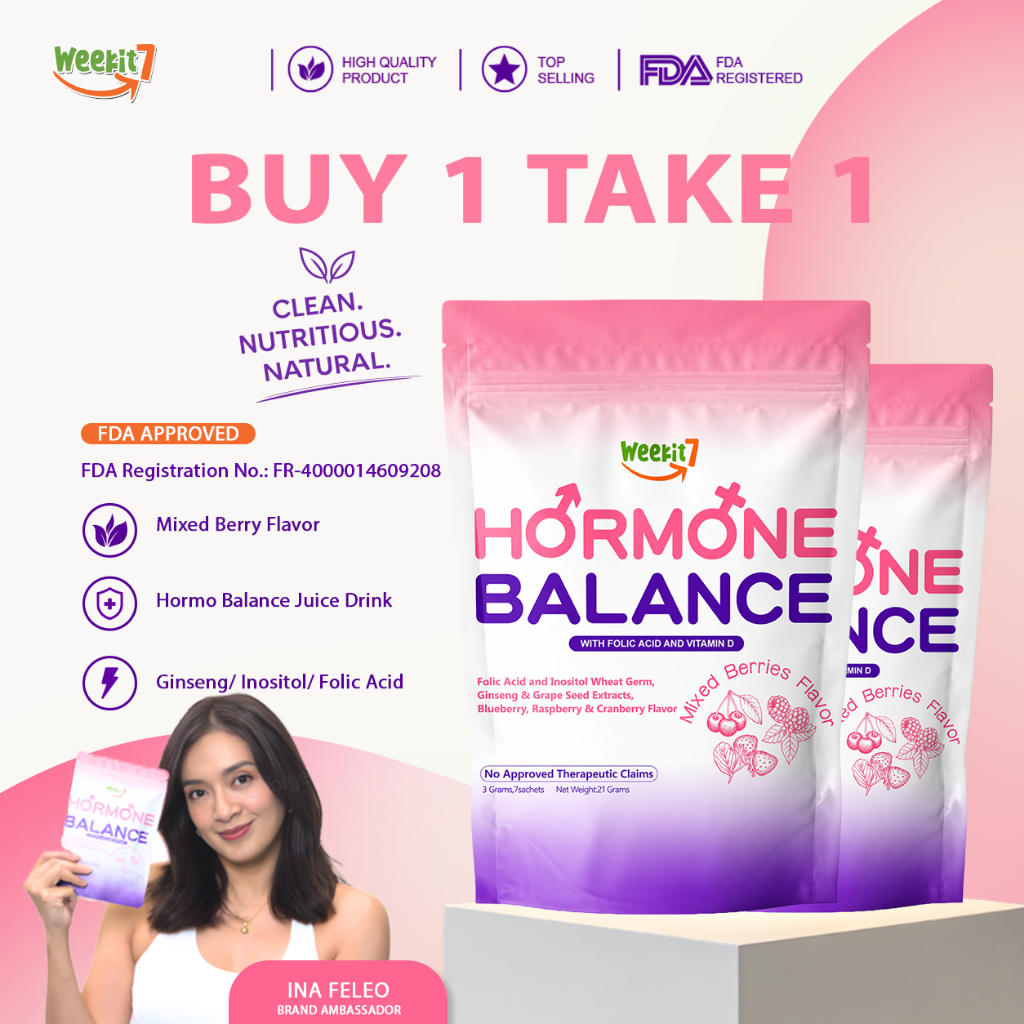 BUY1 TAKE1 Weekit7 Hormo Balance Juice Drink with Inositol Folic Acid ...