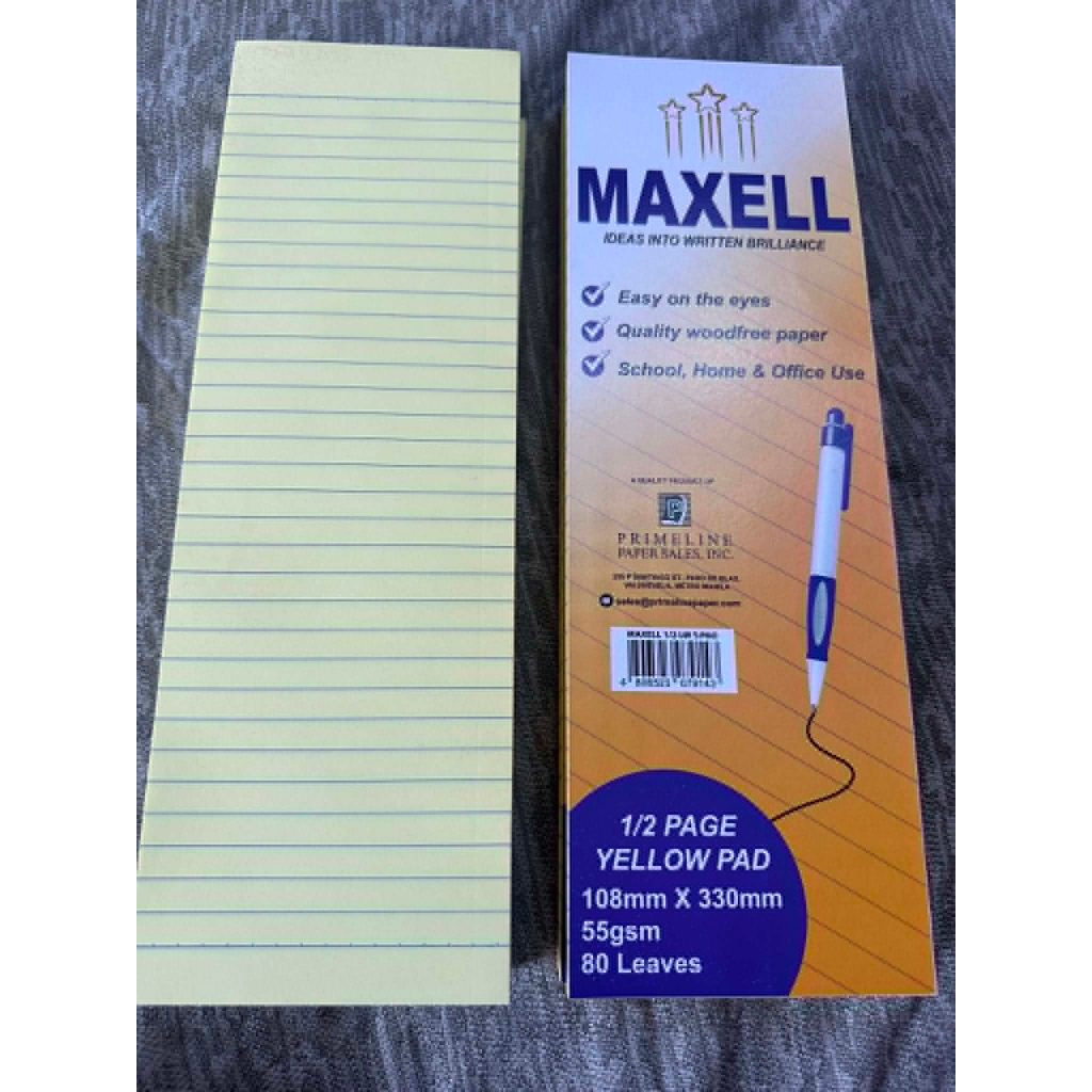 Shop 1/2 crosswise yellow paper for Sale on Shopee Philippines