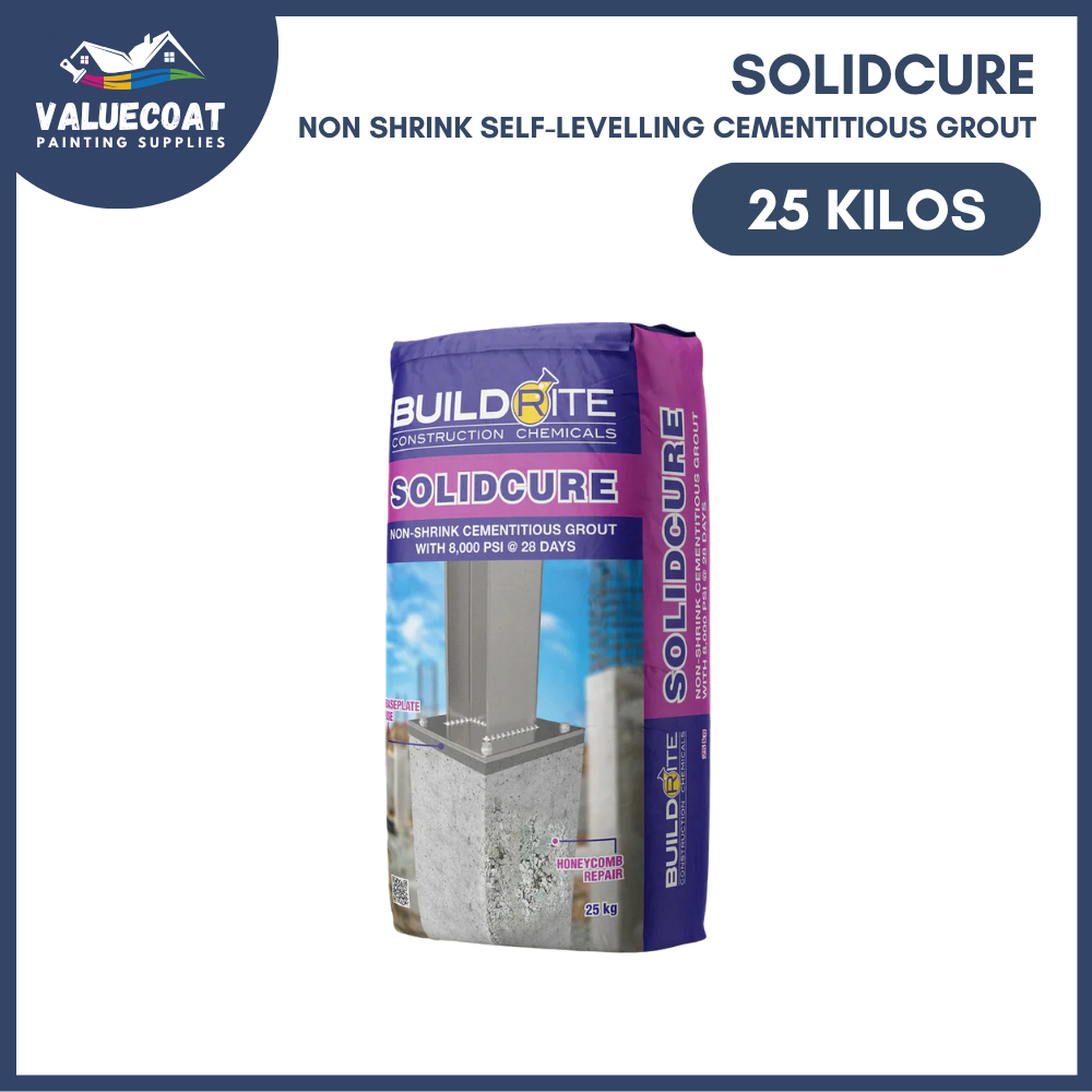 Buildrite Solidcure Non Shrink Self- Leveling Cementitious Grout 25kg ...