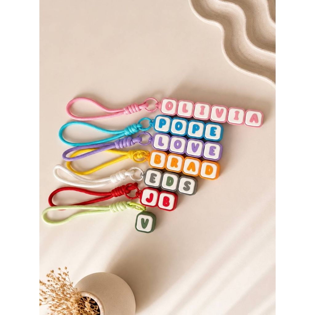 Personalized Name Clicker Keychain | 3D Printed Fidget Keychain ...
