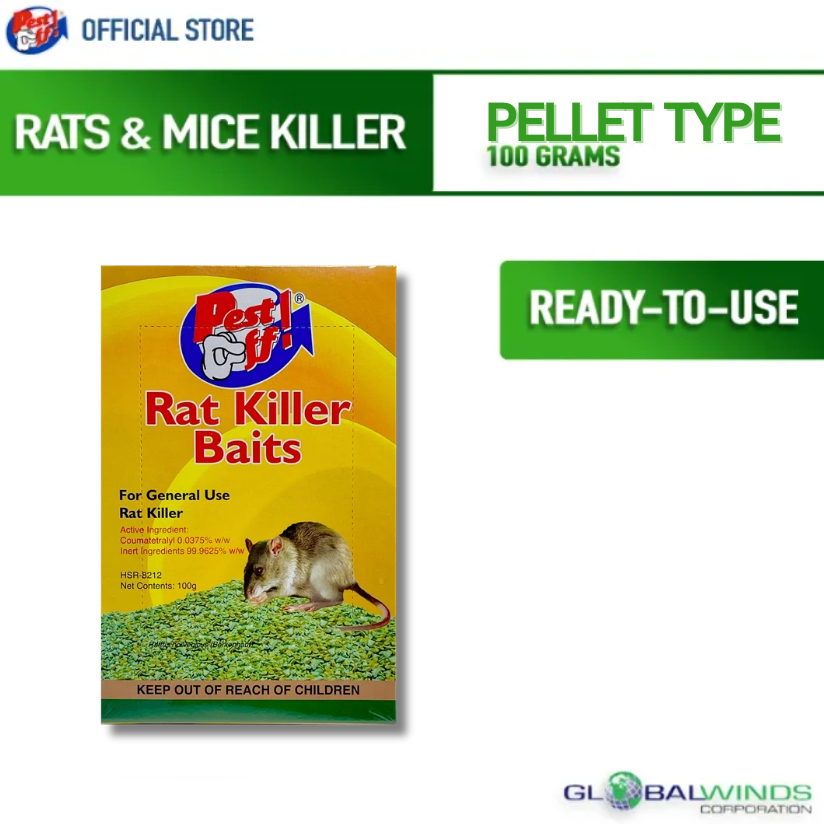 PEST OFF! RAT KILLER BAITS 100G | Shopee Philippines