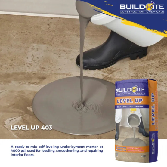 Buildrite Level Up 403 (25kg) Self Levelling Topping | Shopee Philippines