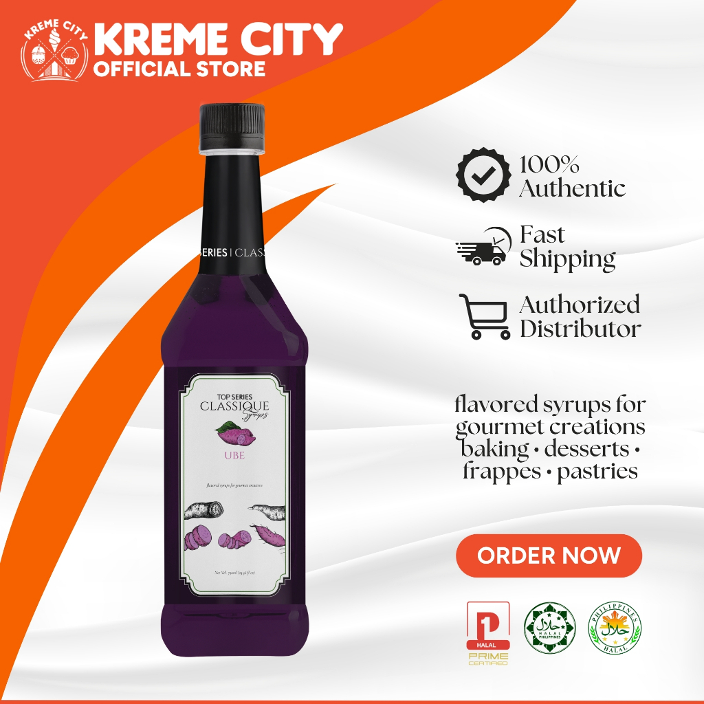 TOP Creamery TOP Series Classique Ube Syrup 750ml | Shopee Philippines