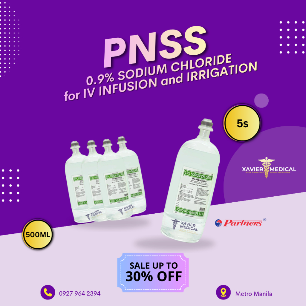 PARTNERS PNSS for IV Infusion and Irrigation l 500 ml l (Sold Per ...