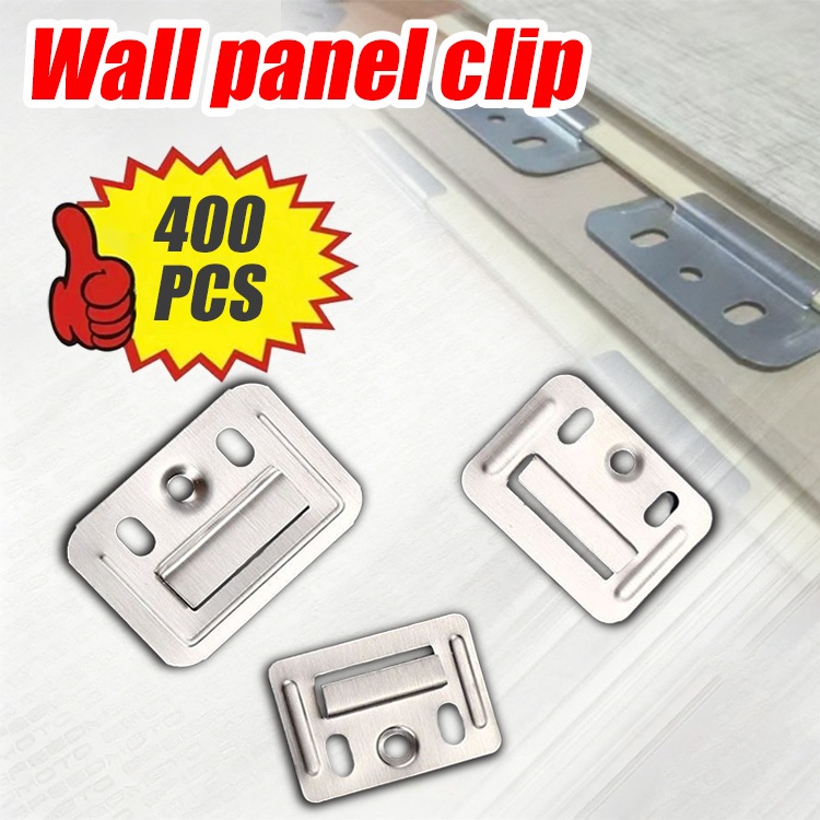 400Pcs Stainless Steel WPC Wall Clip Ceiling Fluted Cladding Clip ...