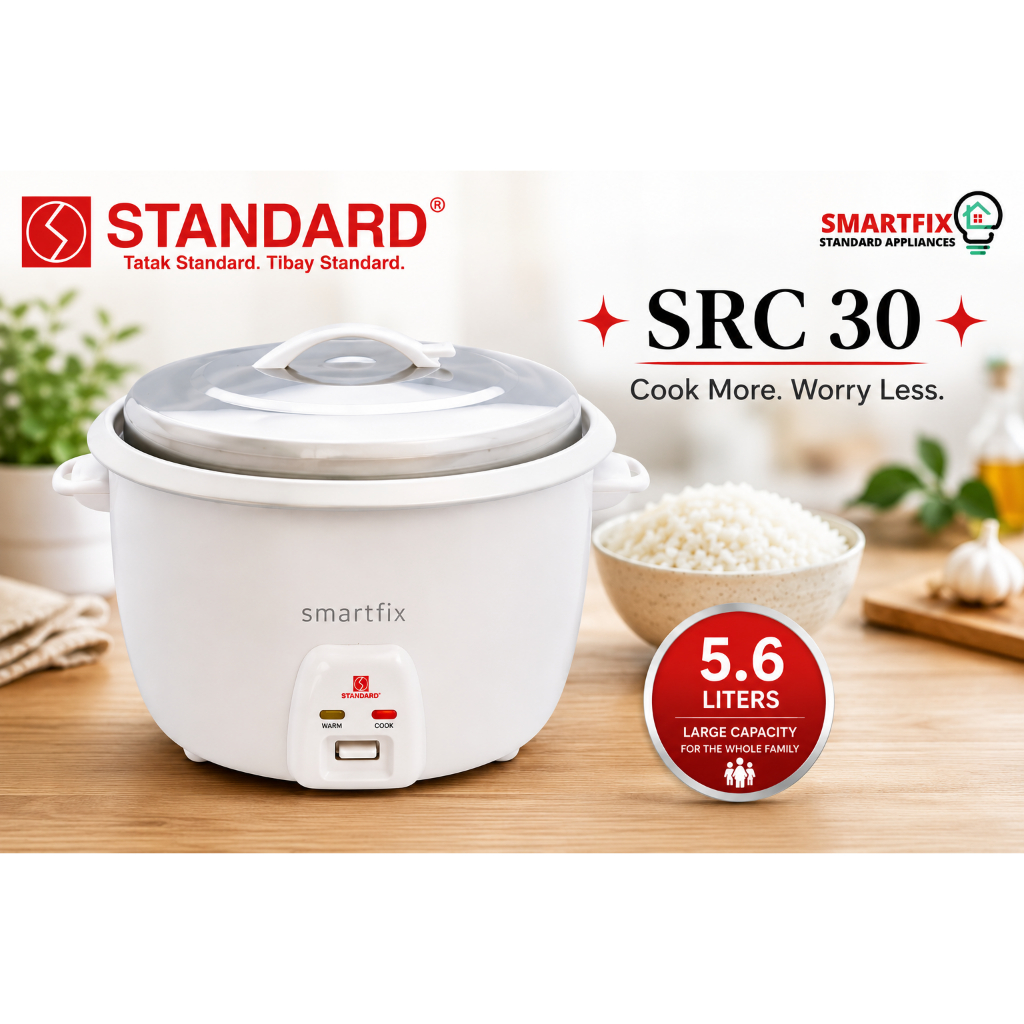 Standard Rice Cooker 5.6L SRC 30 for 30 persons with FREE rice ladle ...