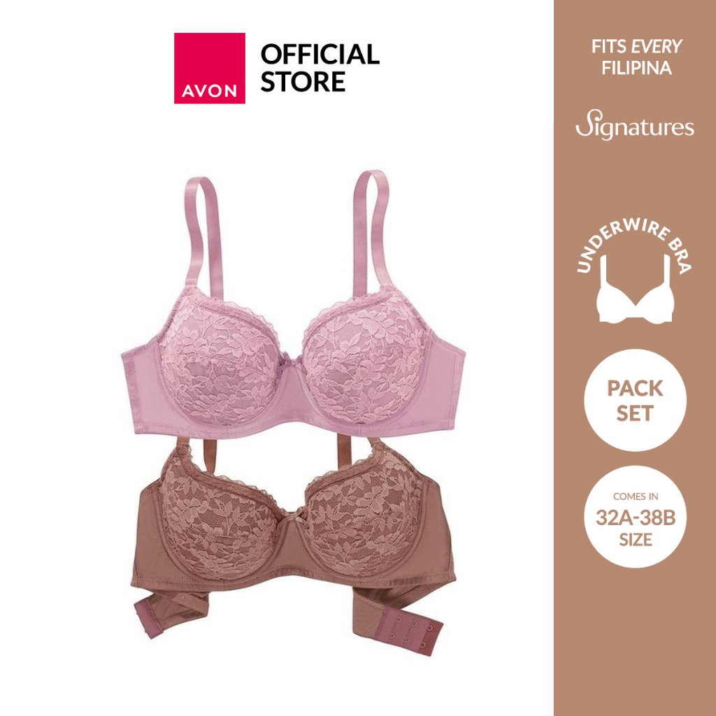 AVON INTIMATES | SIGNATURES Ingrid Lace Bra (2pcs/Pack) | Women's ...