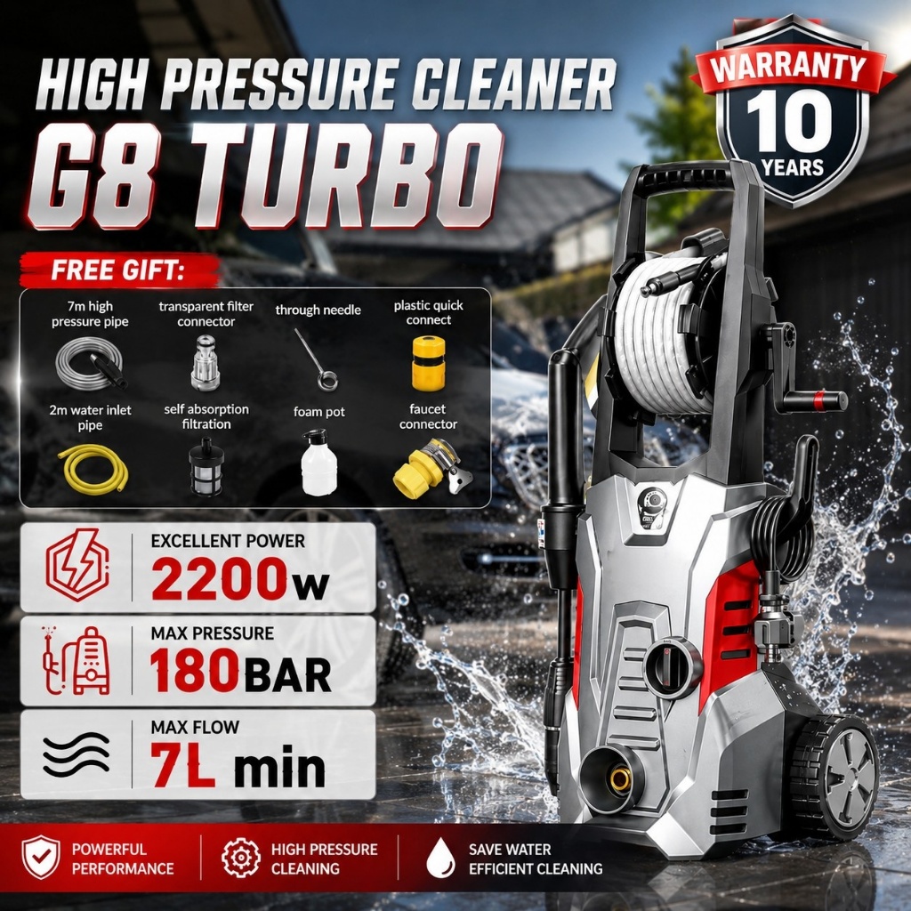 G7 G8 Turbo Waterjet Heavy Duty High Pressure Cleaner Water Jet Sprayer ...
