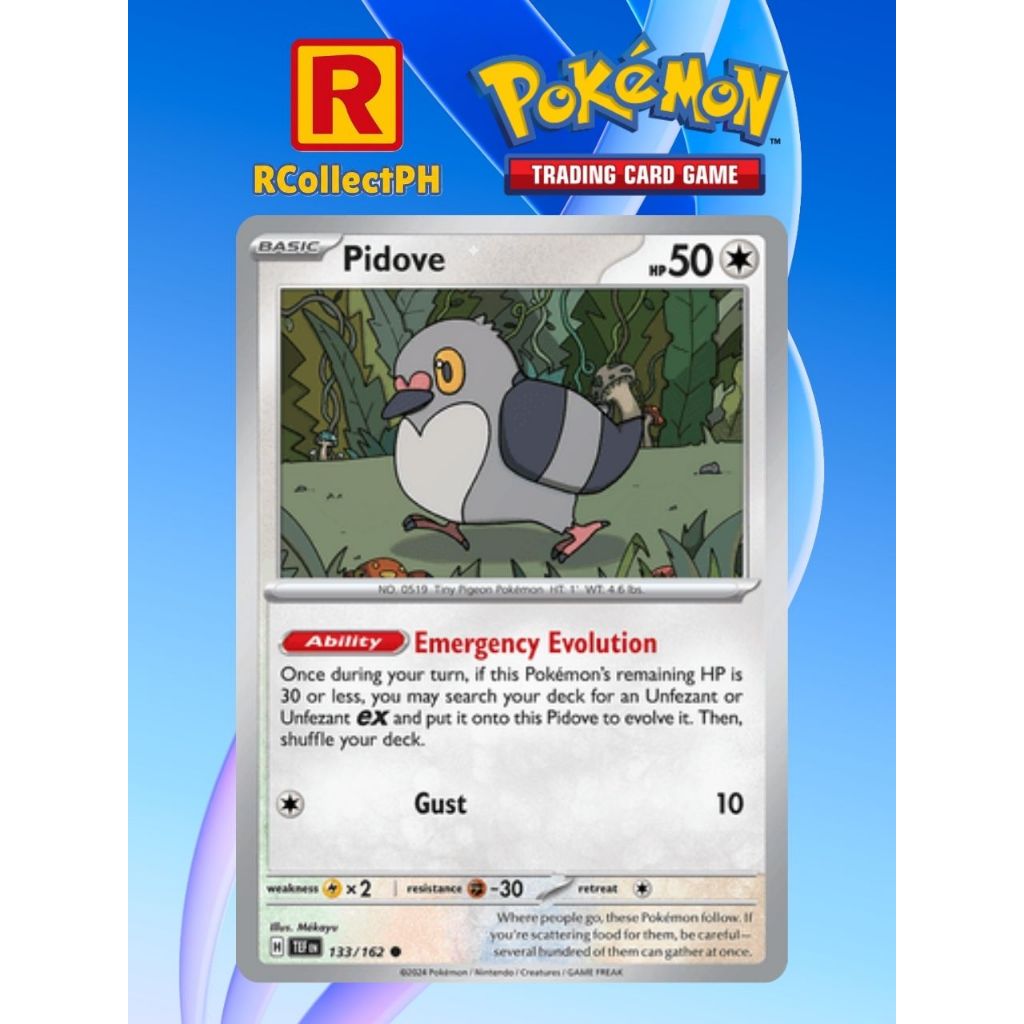 pidove pokemon card Buy Common | Pokmon GO Pokmon Hit Points60 HP Form Pumping the Pidove Pokemon Cards