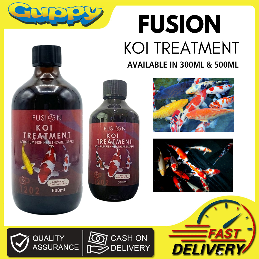 Fusion Aquarium Koi Disease Treatment Anti-Bacterial Formula Fish ...