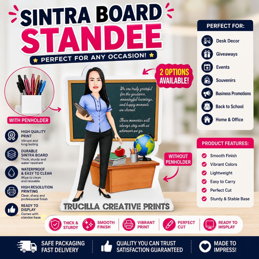 Customized Sintra Board Standee (walang penholder) | Shopee Philippines