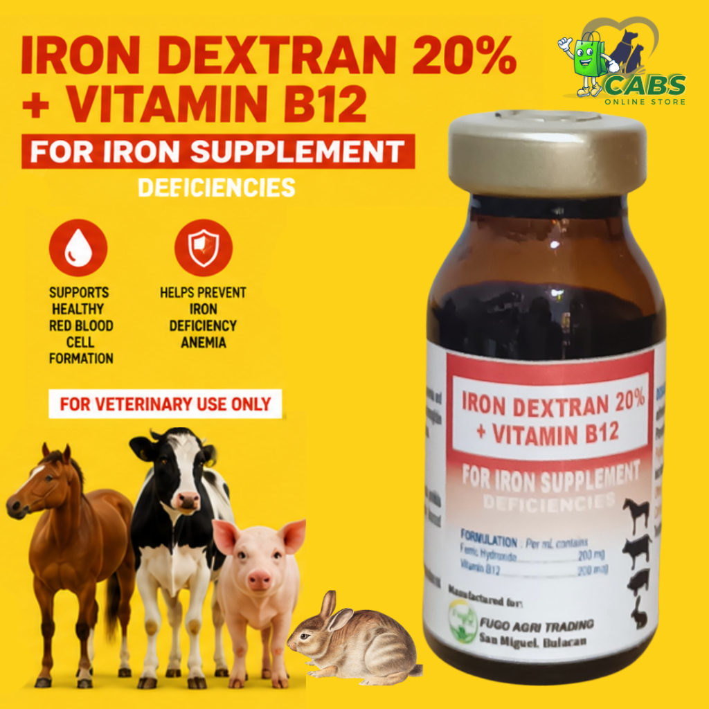 IRON DEXTRAN + VITAMIN B12 10ML & 10ML PLUS 1CC SYRINGE