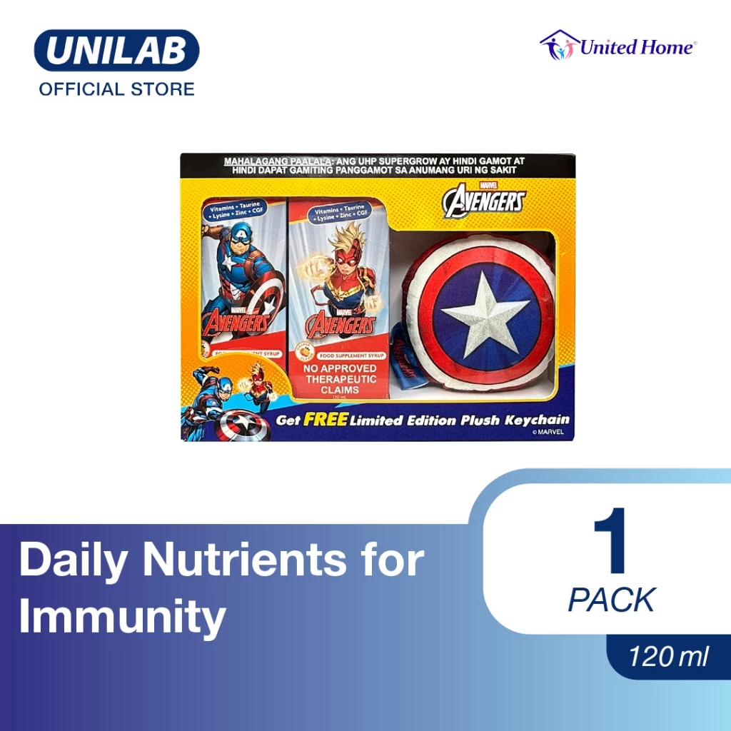 Supergrow® Marvel-themed Vitamins and Minerals 120mL Syrup