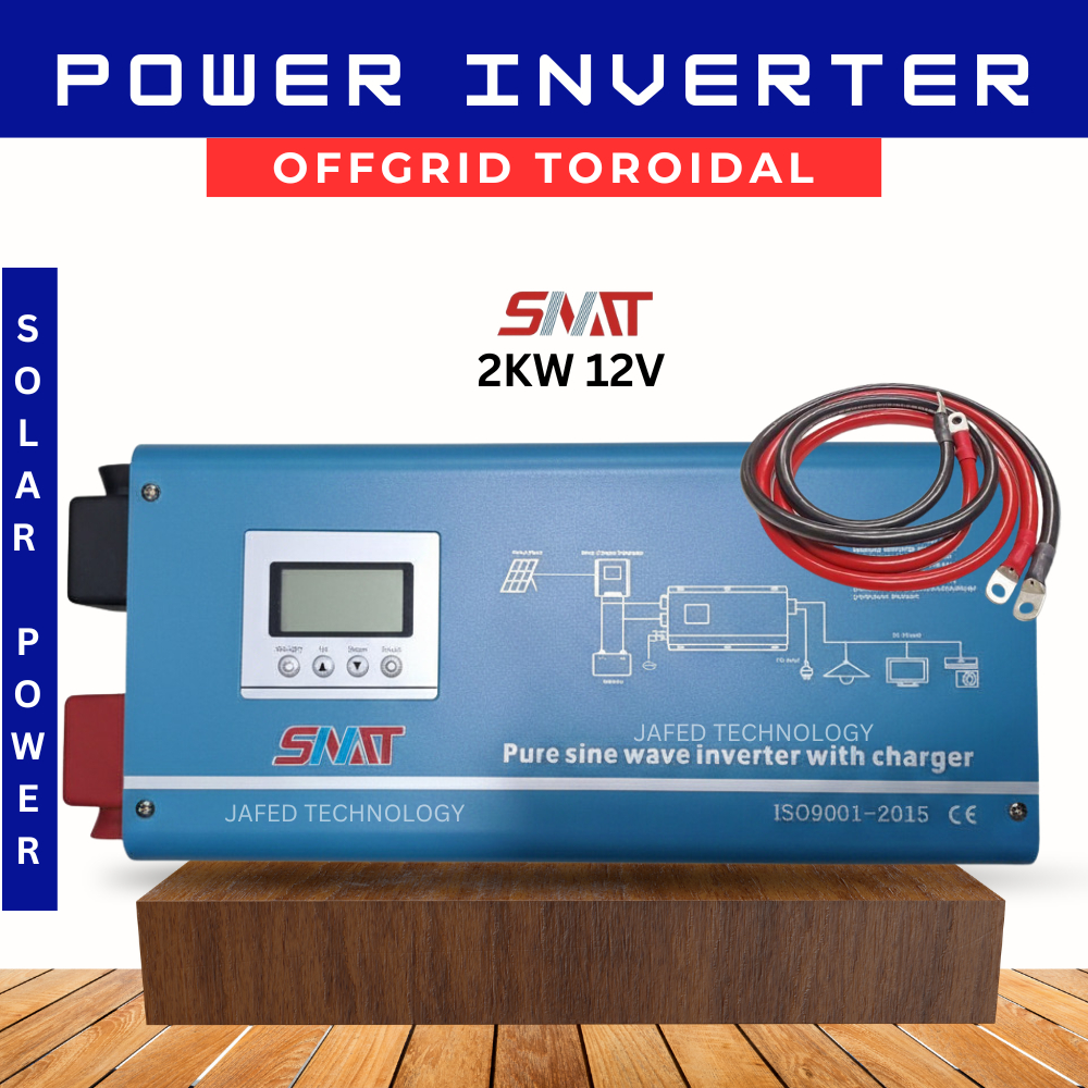 SNAT Offgrid Pure Sine Wave Toroidal Solar Power Inverter 2kw 12V/24V ...