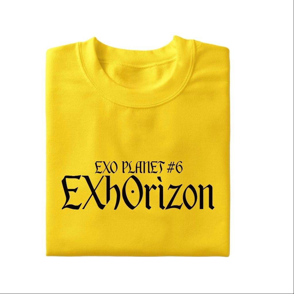 EXO PLANET #6 EXhOrizon T-Shirt Cotton Good Quality Unisex