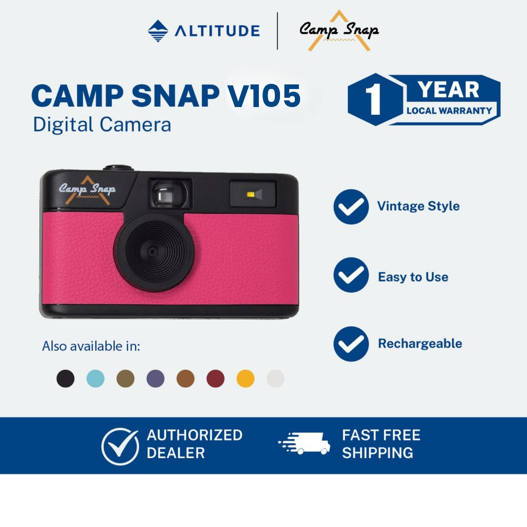 Altitude | Camp Snap V105 Reusable Screen-Free Digital Camera | Shopee ...