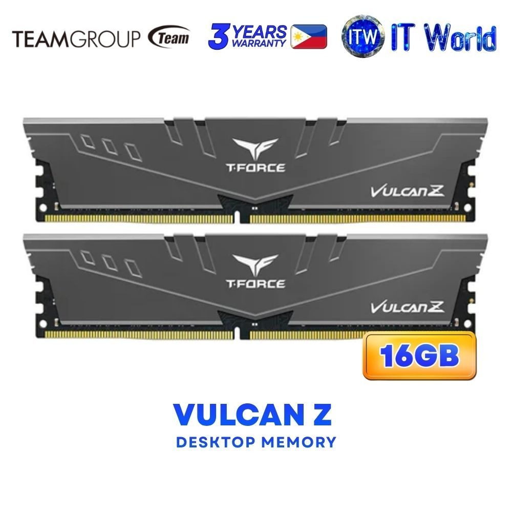 Teamgroup Vulcan Z 16GB (2x8GB) DDR4-3600Mhz Dual Kit Desktop Memory ...