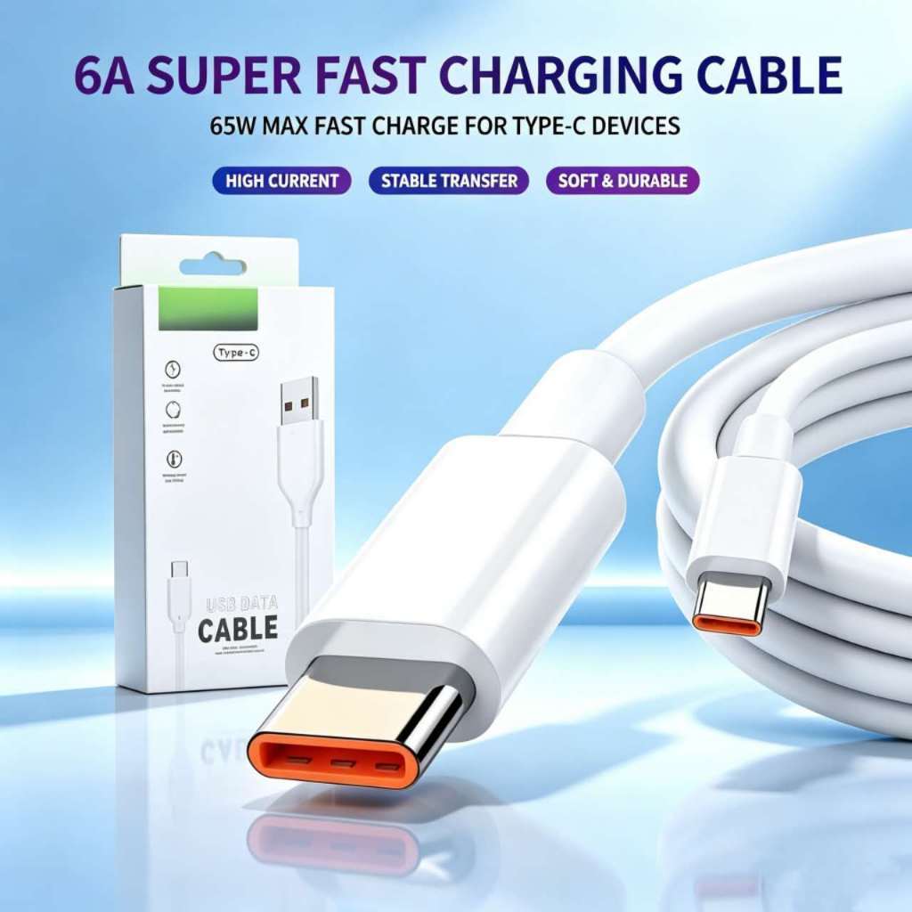 6A USB Type C Data Cable Fast Charging OrigInal Cable With Micro Usb ...