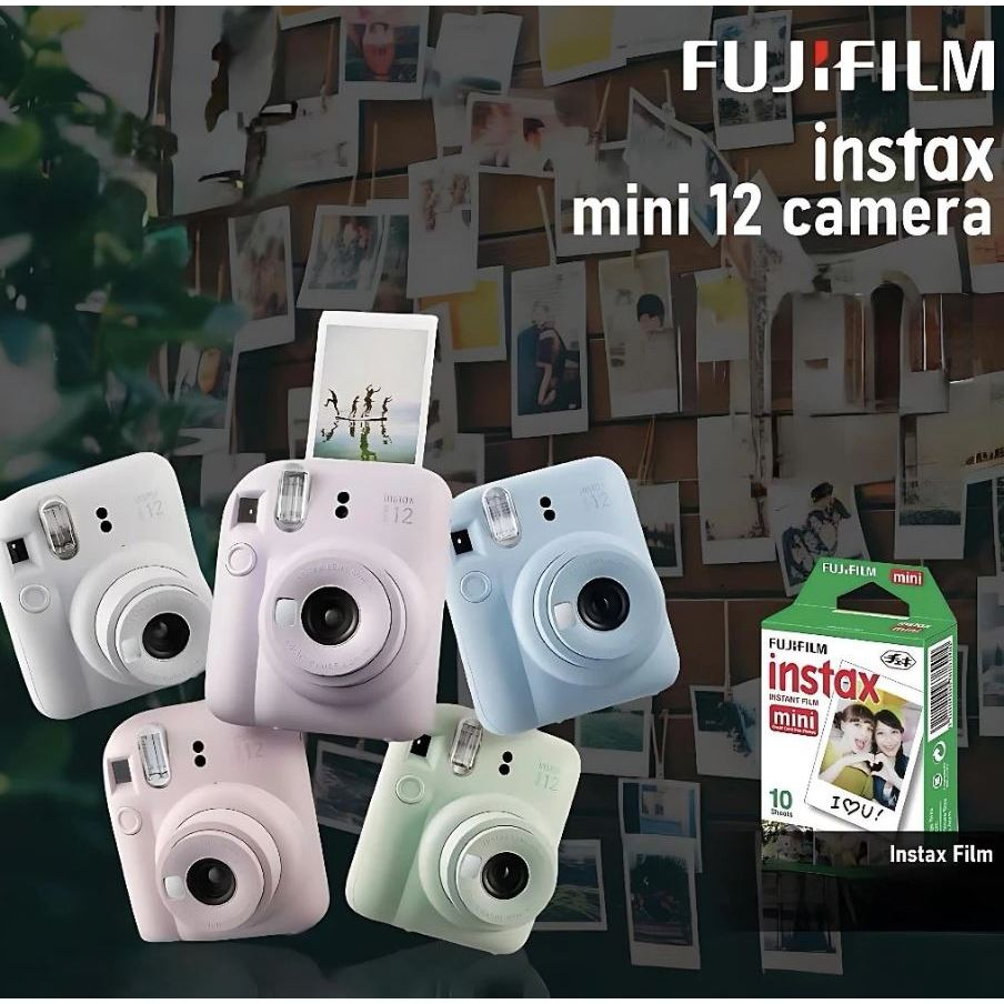 BIGSALE! Instax Mini 12 Camera + Fujifilm Film – Instant Photos, Selfie ...