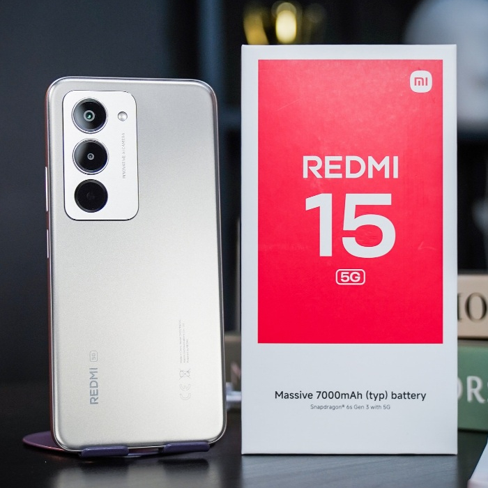 PAYDAY SALE REDMI 15 GAMING Fast Charger 6300mAh Massive Battery 128GB ...