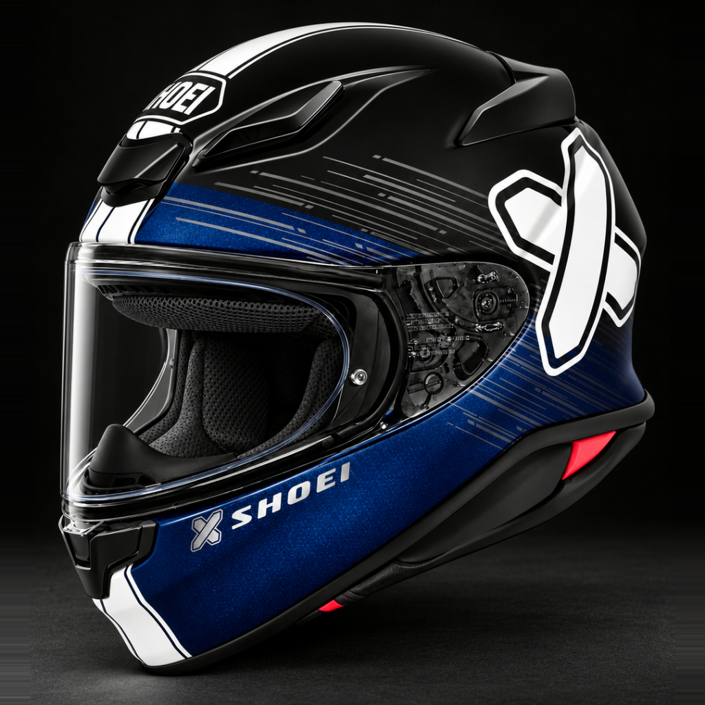 SHOEI Z8 IDEOGRAPH | Full Face Single Visor | Motorcycle Helmet | With ...