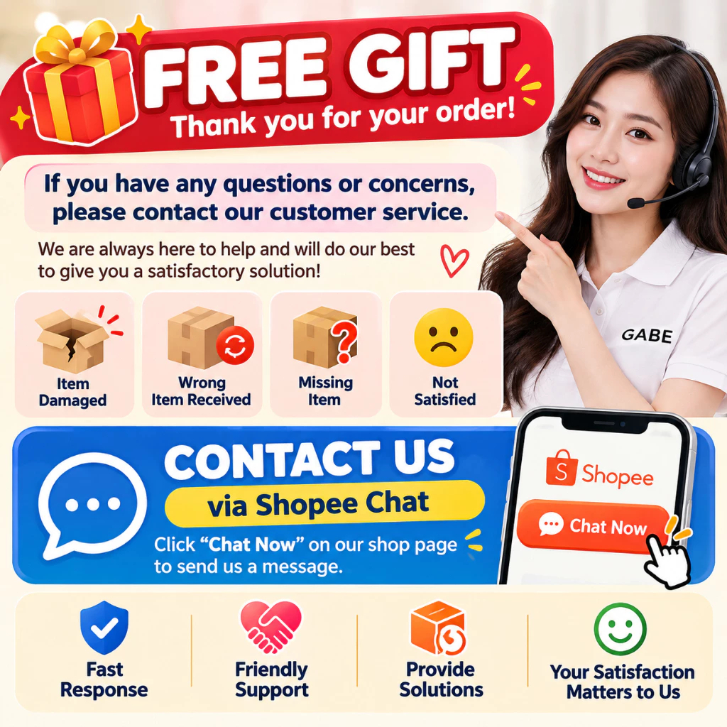 4GABE Customer Service & Free Gift Support | Shopee Philippines