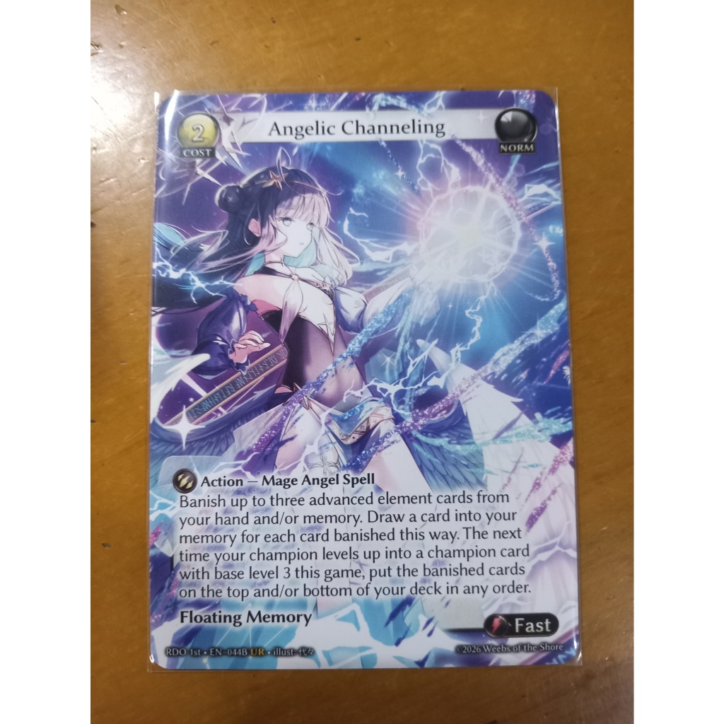その他 Angelic Channeling grand archive Ok, hear me out : r/grandarchivetcg