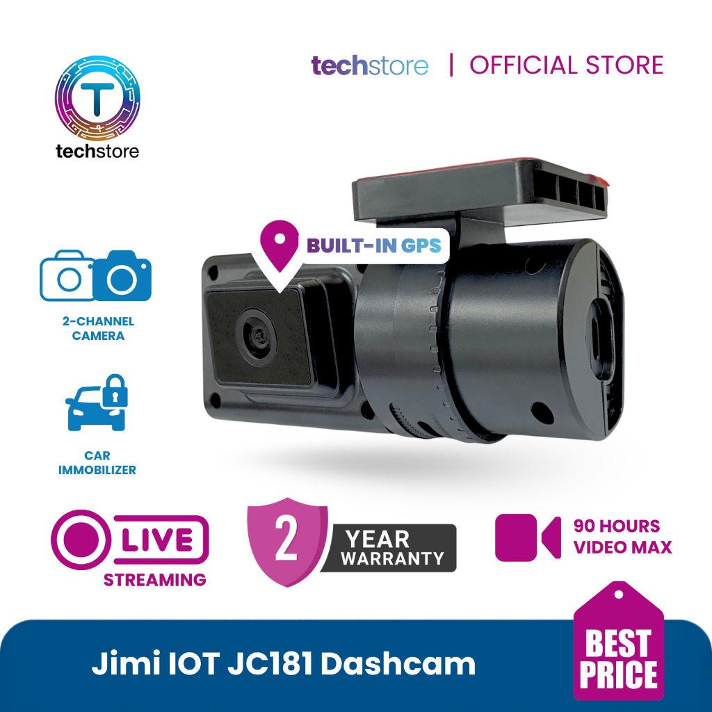 Jimi IoT JC181 4G DUAL Camera Dashcam Dash Camera Live Stream GPS ...