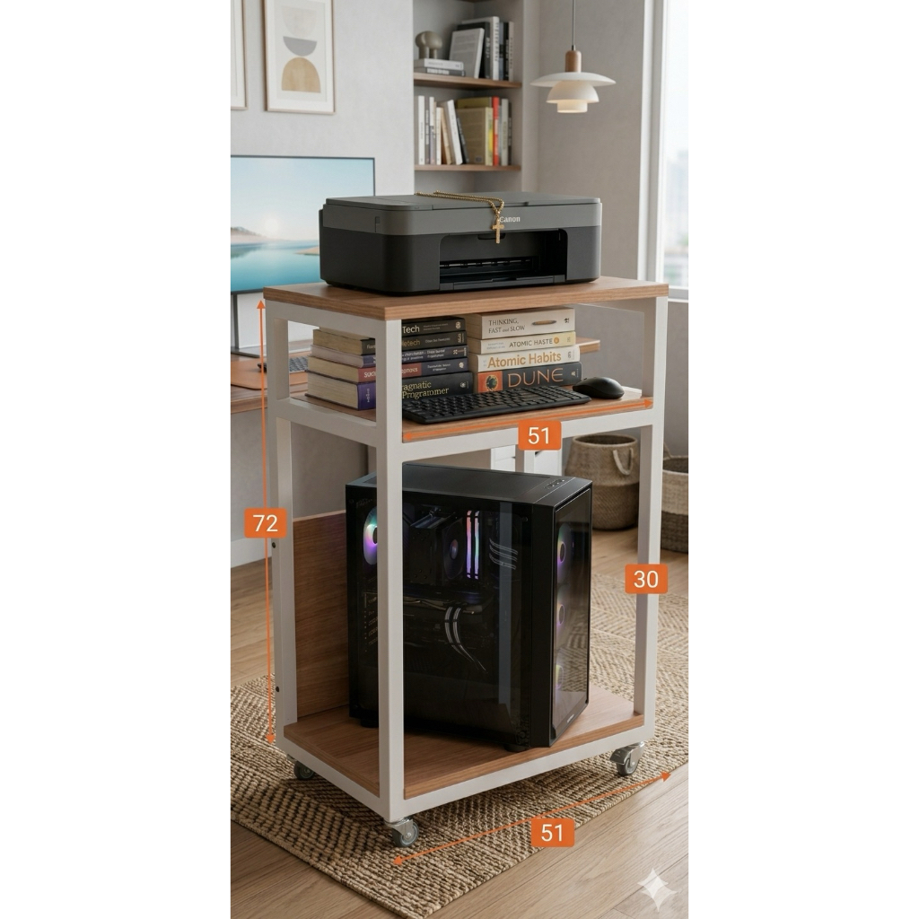 Muti Purpose Rack (CPU RACK, PAPER RACK, PRINTER RACK) | Shopee Philippines