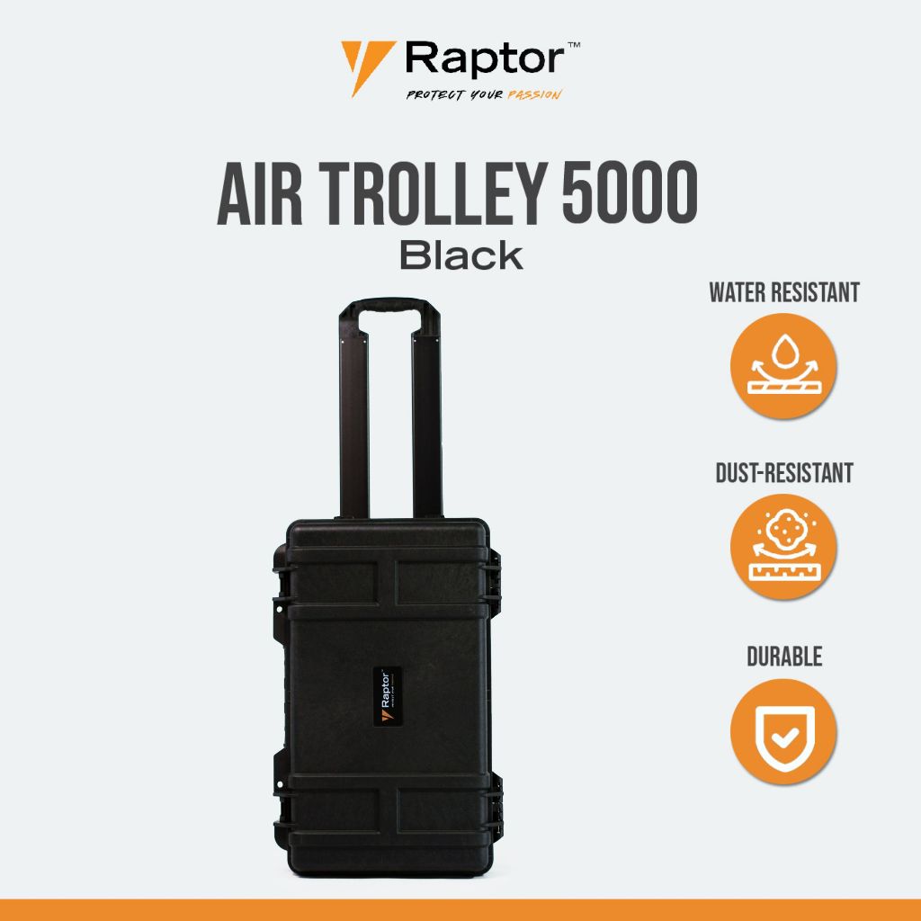 Raptor Case Air Trolley 5000 Travel Luggage For Gears and Equipments ...