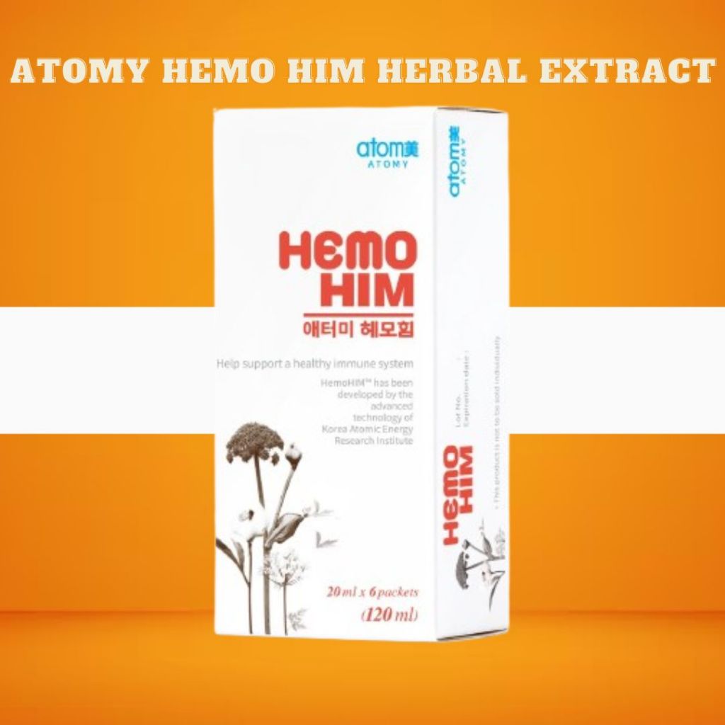 [6 SACHETS] 100% Authentic Atomy HEMO HIM Herbal Extract | Shopee ...