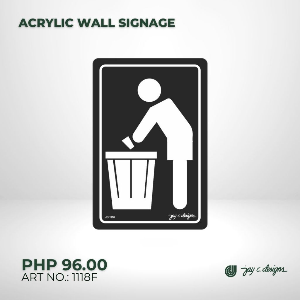 Shop garbage signage for Sale on Shopee Philippines