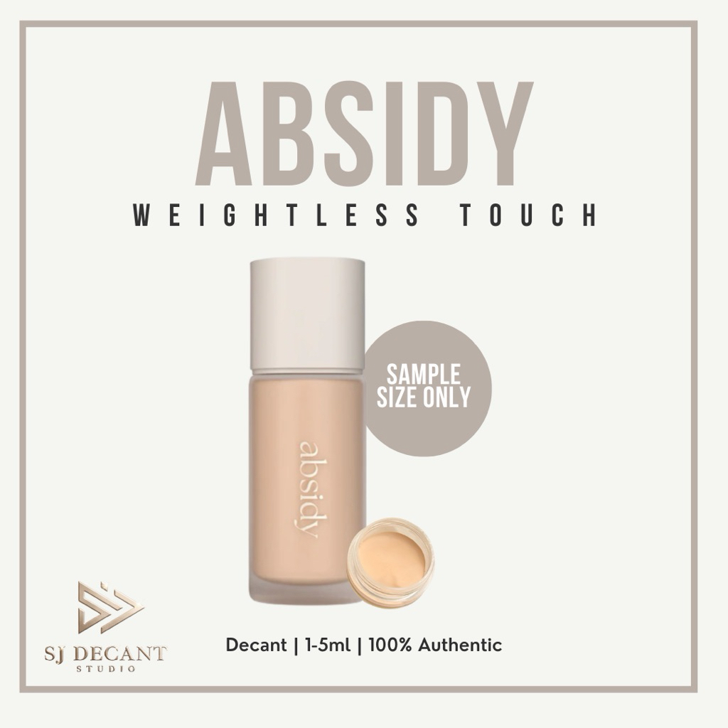 [DECANT / SAMPLE SIZE] ABSIDY WEIGHTLESS TOUCH FOUNDATION (1-5ml ...