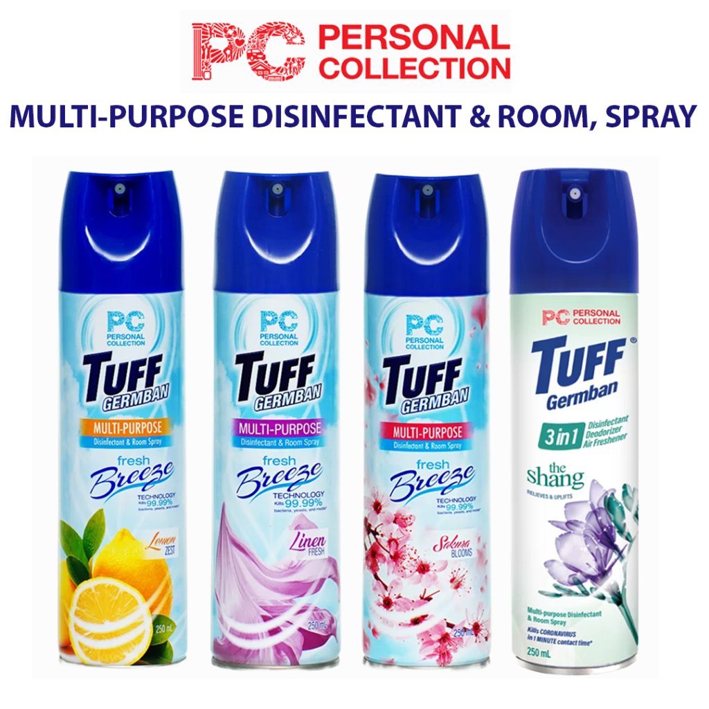 PC Personal Collection TUFF Germban 3in1 Disinfectant, Deodorizer, Air ...