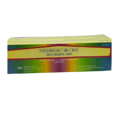 Mintribee 1000 - Vitamin B1 + B6 B12 10 Tablets Per order | Shopee ...