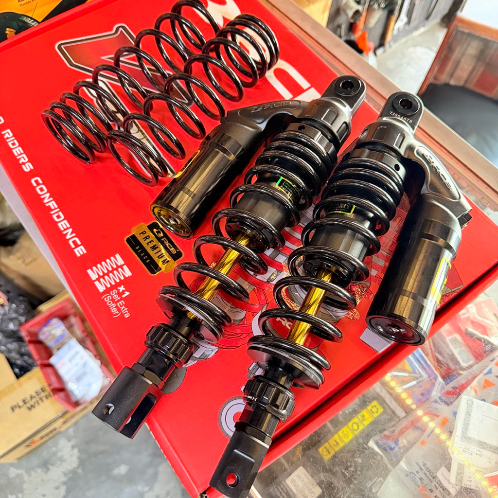 RCB REAR SHOCK ABSORBER XMAX 350mm VD SERIES 45degeee tank premium ...