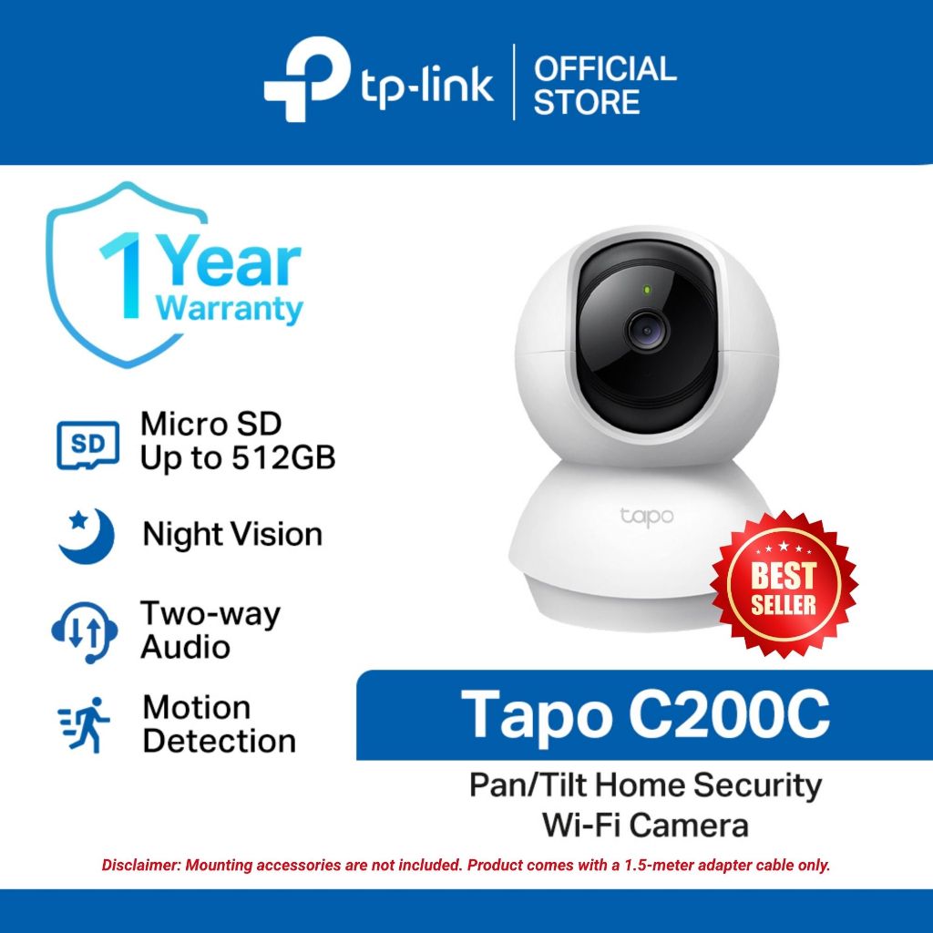 TP-Link Tapo C200C Pan/Tilt Wi-Fi Camera