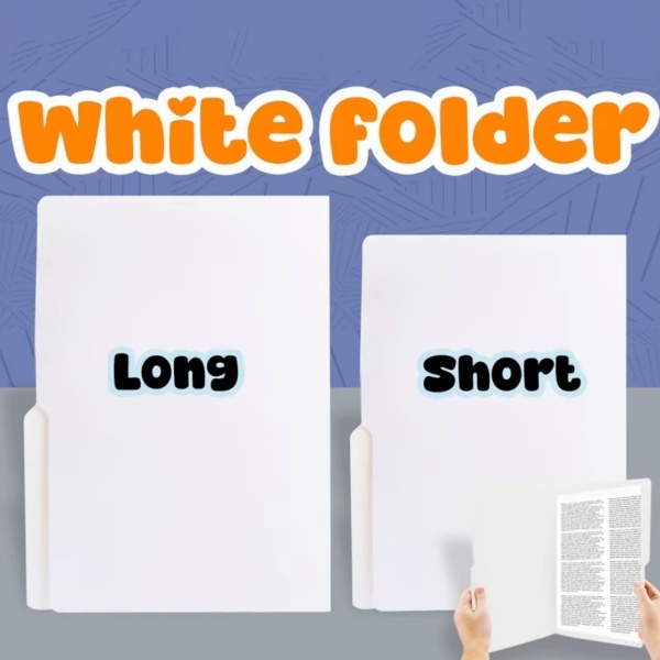 Shop long white folder for Sale on Shopee Philippines