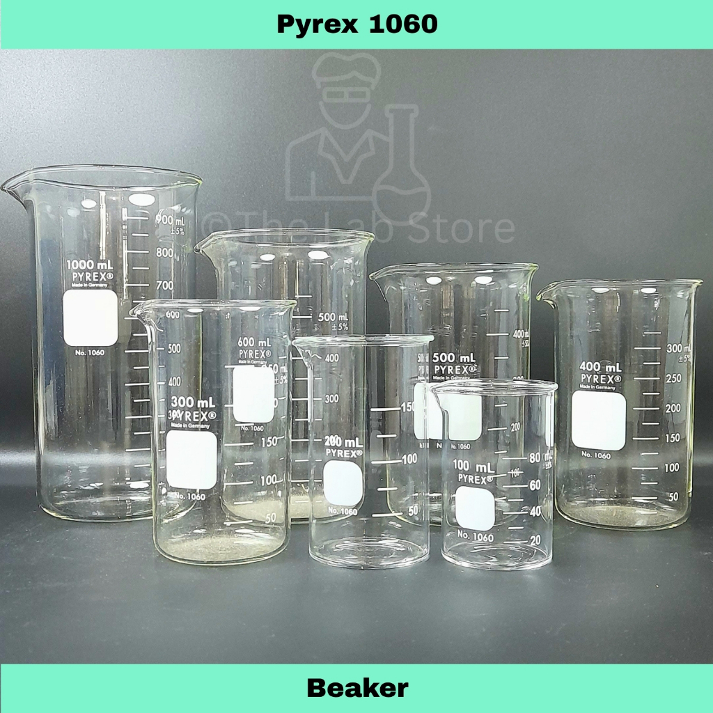 PYREX Beaker, Glass, Small Sizes (10mL to 500mL), Sold Per Piece ...