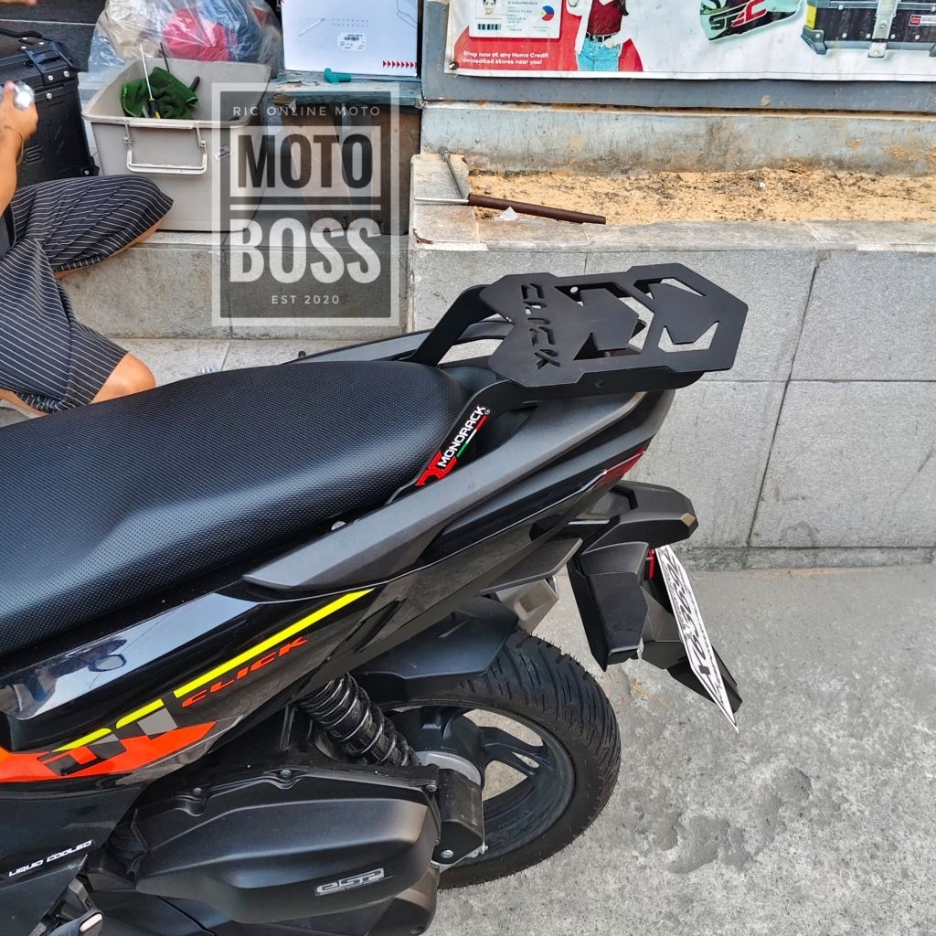 Stay Grabbar DC Monorack Bracket for Honda Click 125 , Yamaha Sniper ...